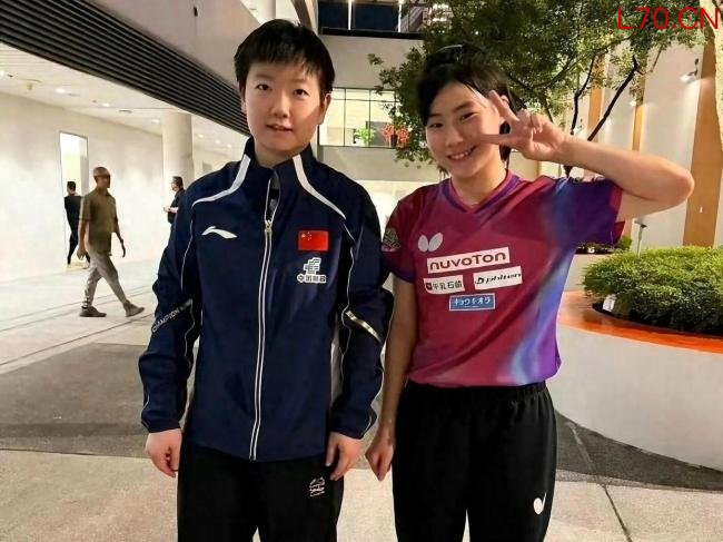 国乒备战：松岛辉空妹妹追星孙颖莎