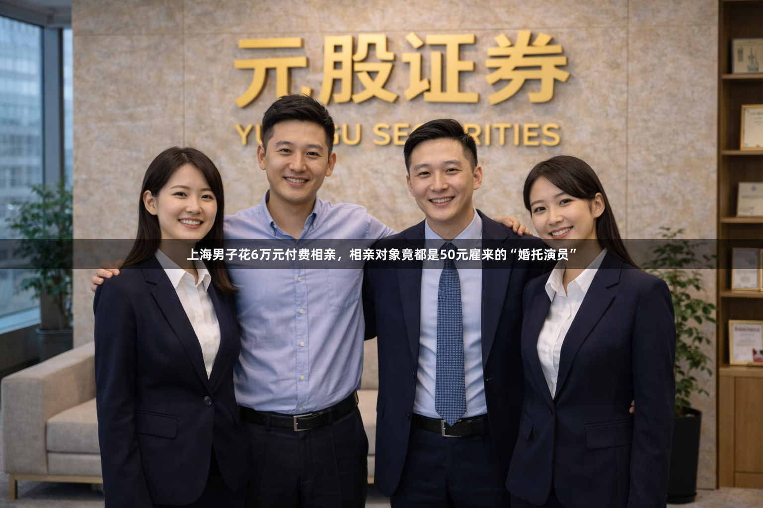 上海男子花6万元付费相亲，相亲对象竟都是50元雇来的“婚托演员”