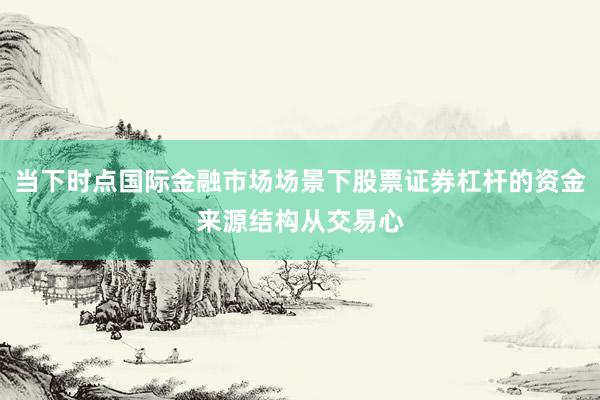 当下时点国际金融市场场景下股票证券杠杆的资金来源结构从交易心
